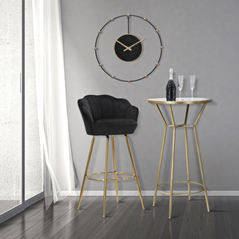 Mesa de bar circular – Líneas contemporáneas Ø60x105 cm