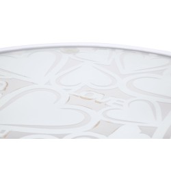 Mesa Harts White – Dúo Iluminado Ø43x60-38x55 cm