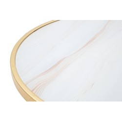 Tapete de mesa Glam Mat – Pureza satinada Ø50,5 x 50 cm