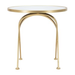 Tapete de mesa Glam Mat – Pureza satinada Ø50,5 x 50 cm