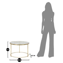 Mesa de centro Papilsons – Delicadeza ligera Ø60x40,5 cm