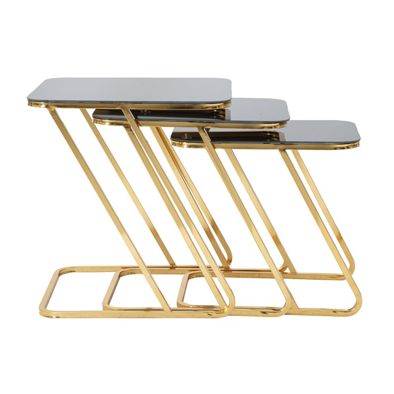 Juego de mesa sencillo – Armonía equilibrada 44x50,5x55,5 - 39x49x51 - 34x47x45 cm