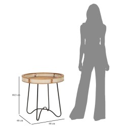 Mesa Fuji – Serenidad Japonesa Ø60x60,5 cm