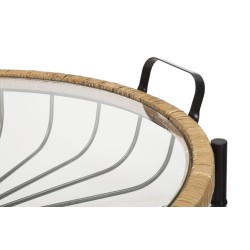 Mesa de centro Cebu – Exótica transparencia 70,5 x 65 x 57 cm