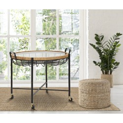 Mesa de centro Cebu – Exótica transparencia 70,5 x 65 x 57 cm