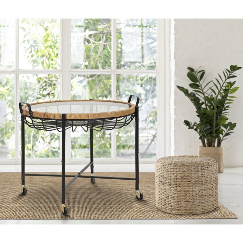 Mesa de centro Cebu – Exótica transparencia 70,5 x 65 x 57 cm