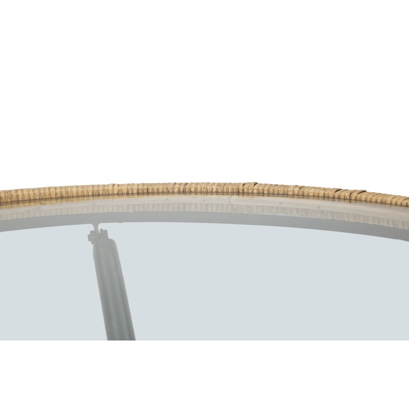 Mesa redonda Saint Barth – Refinamiento bohemio Ø80x46,5 cm