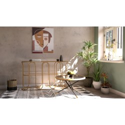 Mesa redonda Saint Barth – Refinamiento bohemio Ø80x46,5 cm