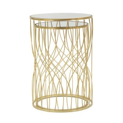 Mesa Ligne – Modernidad Gráfica Ø38x55-33x50 cm