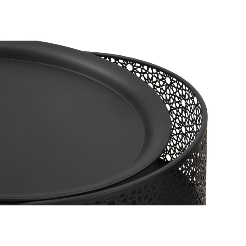 Mesa alta Blacky – Elegancia audaz Ø40x65 cm