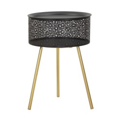 Mesa de centro Blacky – Diseño elegante Ø35x50 cm