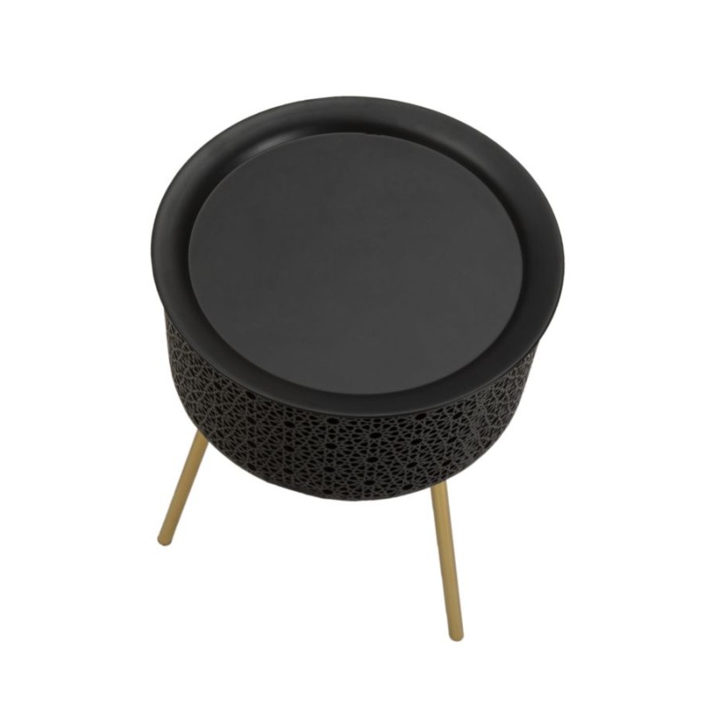 Mesa de centro Blacky – Diseño elegante Ø35x50 cm
