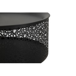 Mesa de centro Blacky – Diseño elegante Ø35x50 cm