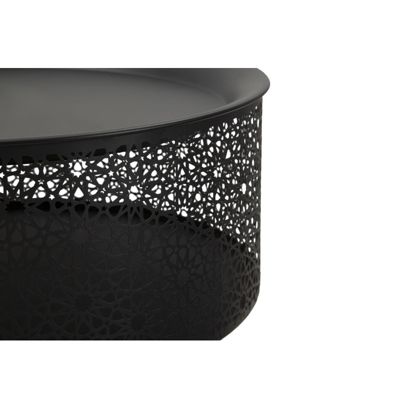 Mesa de centro Blacky – Diseño elegante Ø35x50 cm