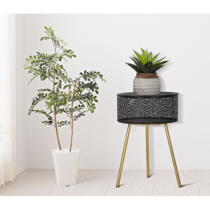 Mesa de centro Blacky – Diseño elegante Ø35x50 cm