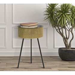 Mesa Glovi – Glamour y brillantez Ø40x65 cm