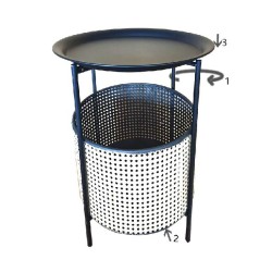 Mesa Osaka – Armonía Japonesa Ø40x50 cm