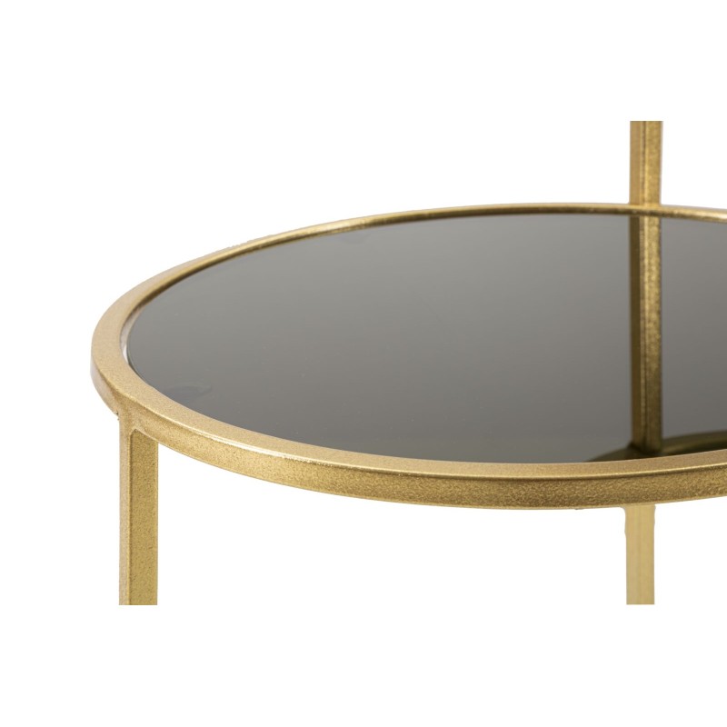 Mesa de centro de dos niveles – Elegante diseño apilable 50x40x60,5 cm