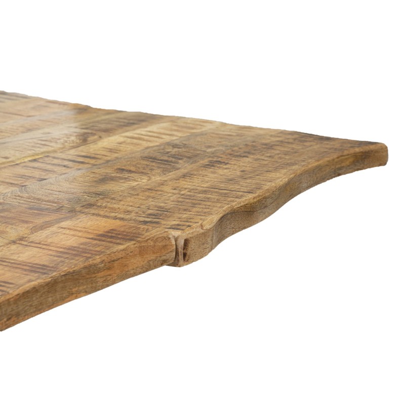 Mesa de comedor extensible – Madera noble de mango 180x90x77 cm (280 cm cuando está abierta)