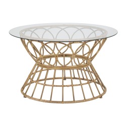 Mesa de centro circular Panamá – Curvas naturales Ø75x44,5 cm