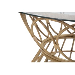 Mesa de centro circular Panamá – Curvas naturales Ø75x44,5 cm