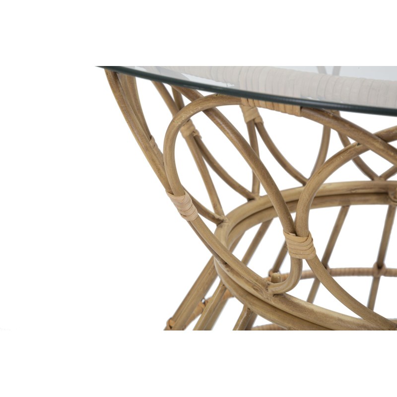 Mesa de centro circular Panamá – Curvas naturales Ø75x44,5 cm