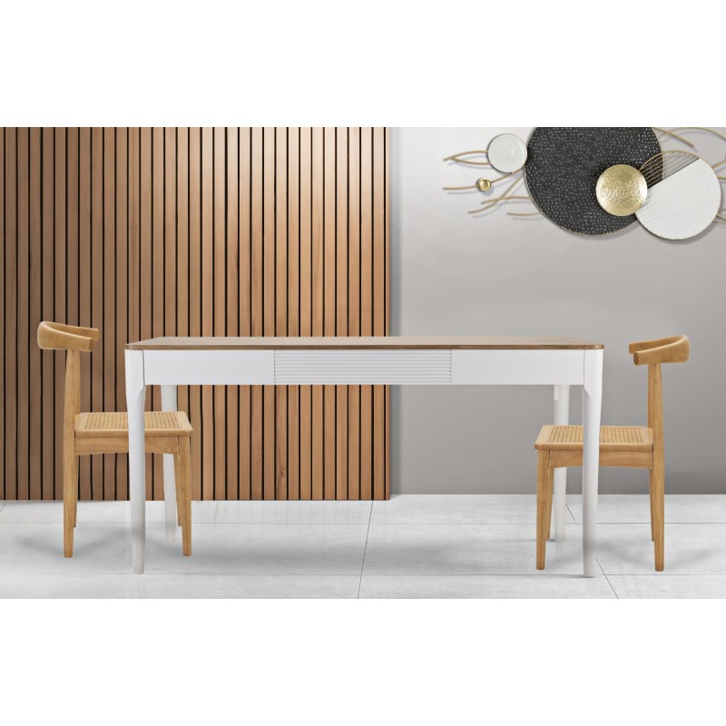 Mesa de comedor Matera – Elegancia rústica 180x90x80 cm