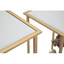 Juego de flores de mesa – Delicadeza floral 36x36x70 - 30x30x60 cm