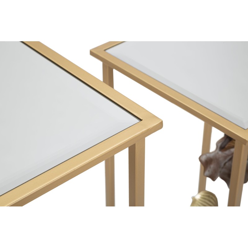 Juego de flores de mesa – Delicadeza floral 36x36x70 - 30x30x60 cm