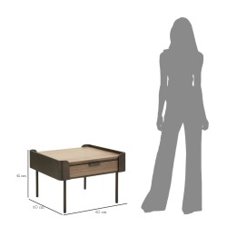 Mesa de centro Toronto – Modernidad urbana 60x60x41 cm