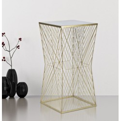 Soporte telefónico Línea I – Estructura cristalina 50x50x100 cm