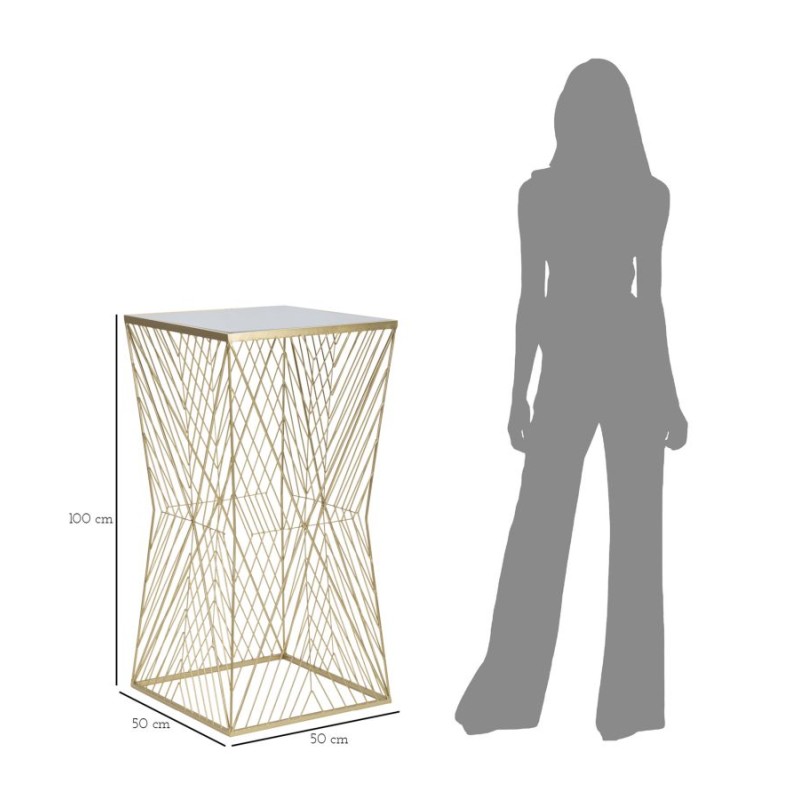 Soporte telefónico Línea I – Estructura cristalina 50x50x100 cm