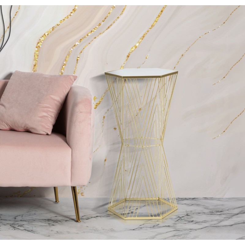 Soporte telefónico Lines II – Elegancia equilibrada 40x35x80 cm