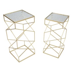 Juego de vasos de mesa – Transparencia refinada 31,5 x 31,5 x 68 cm - 28 x 28 x 64 cm