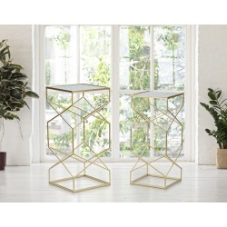 Juego de vasos de mesa – Transparencia refinada 31,5 x 31,5 x 68 cm - 28 x 28 x 64 cm