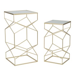 Soporte de cristal para teléfono móvil doble – Clear Harmony 50x50x100 - 40x40x80 cm
