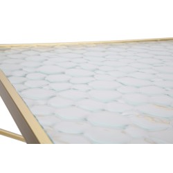 Soporte de cristal para teléfono móvil doble – Clear Harmony 50x50x100 - 40x40x80 cm