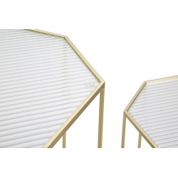 Nuevo juego de soportes de cristal para teléfono móvil – Diseño contemporáneo 50x46x100 - 40x37x80 cm