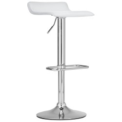 Taburete de bar blanco DYN