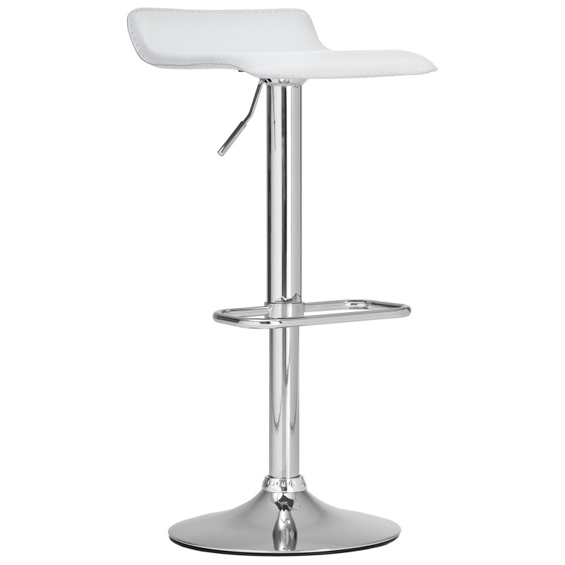 Taburete de bar blanco DYN