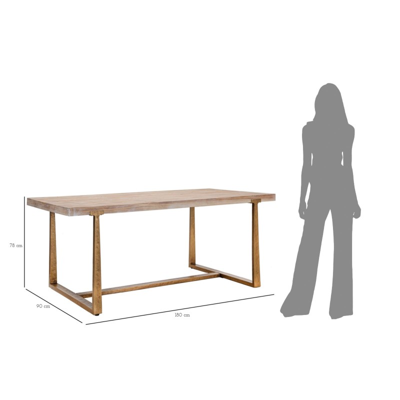 Mesa de comedor Ankara – Diseño elegante y estilizado 180x90x78 cm