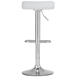 Taburete de bar blanco DYN