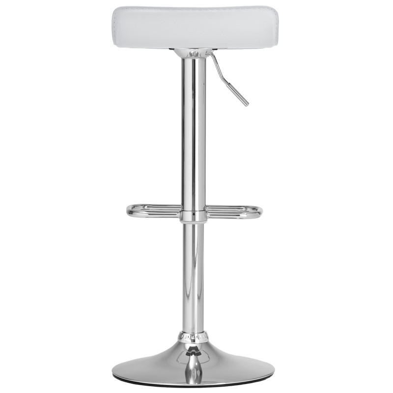 Taburete de bar blanco DYN