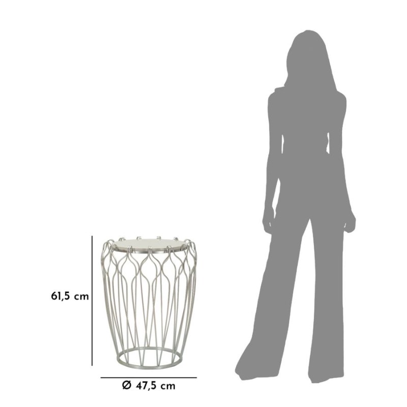 Gancho de mesa – Curvas armoniosas Ø47,5 x 61,5 cm