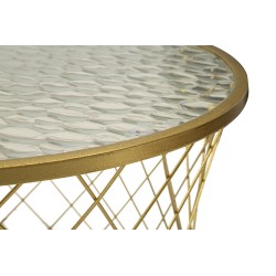 Juego de mesa Noah Gold – Juego de 4 piezas doradas Ø70x45 - 47x54,5 - 36x50 - 28x45 cm