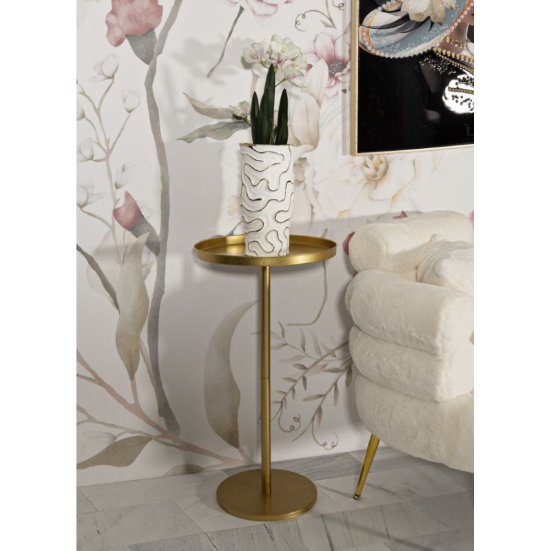 Mesa grande Doha – Opulencia dorada Ø51x100 cm