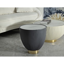 Mesa de centro Elge Petite – Elegancia compacta Ø46x45 cm