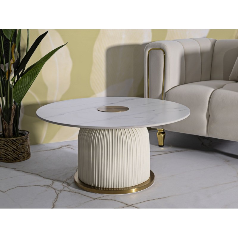 Mesa de centro Nova Grande – Diseño iluminado Ø80x39,5 cm