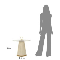 Mesa de centro Nova Petite – Armonía Esférica Ø60x54 cm