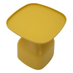 Mesa alta amarilla Gea – Sunny Touch 48x48x50 cm